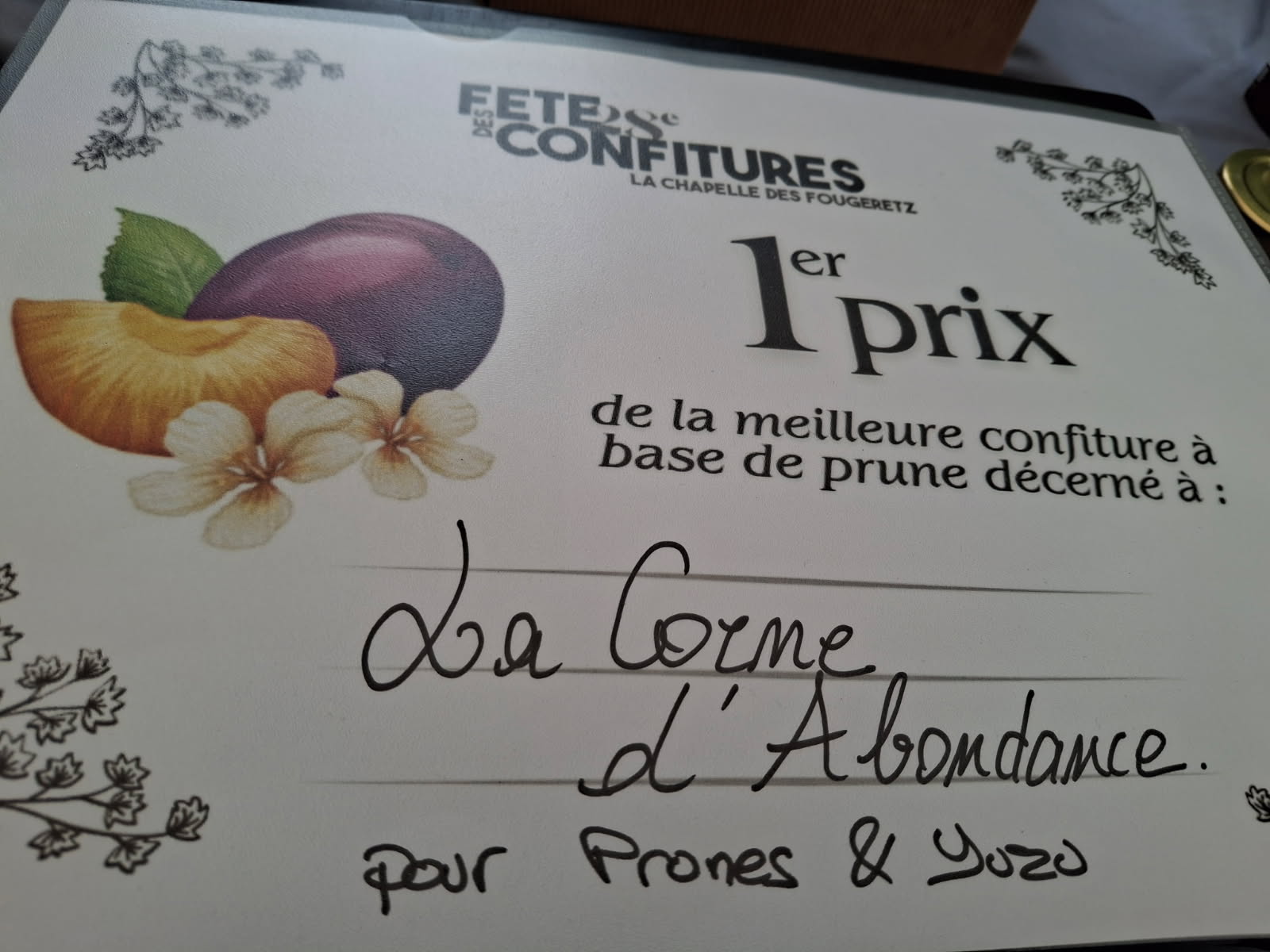 prix 2025 prune yuzu
