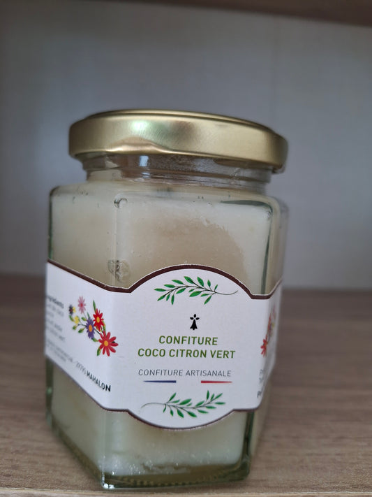 Confiture Coco-citron vert