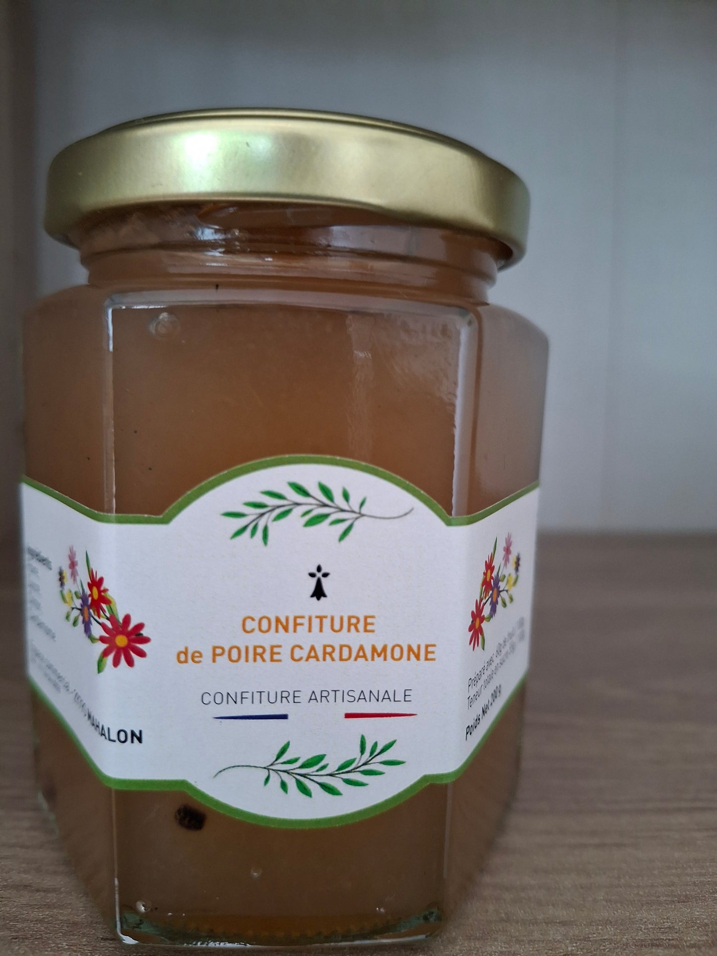 Confiture à la poire et cardamone