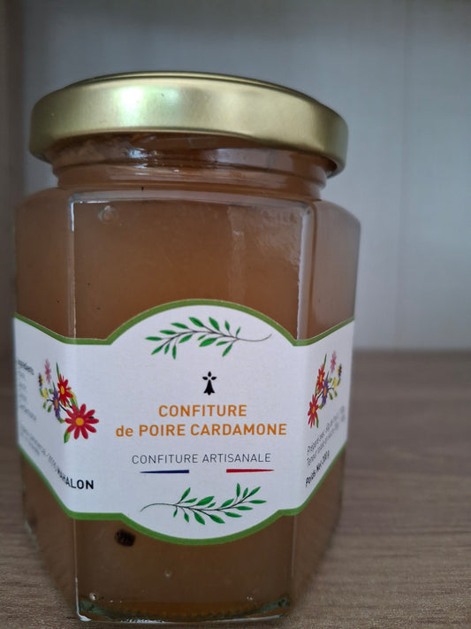 Confiture à la poire et cardamone